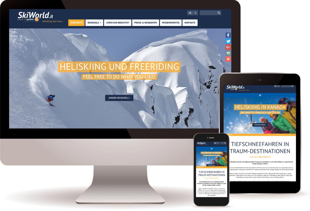 SkiWorld.it - Helisiing Südtirol SkiWorld.it - Helisiing Südtirol